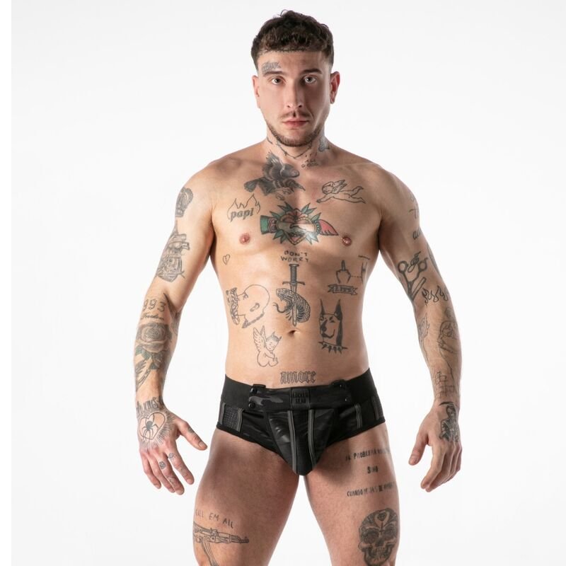 Locker Gear - Full Military Access Jock Brief Black M