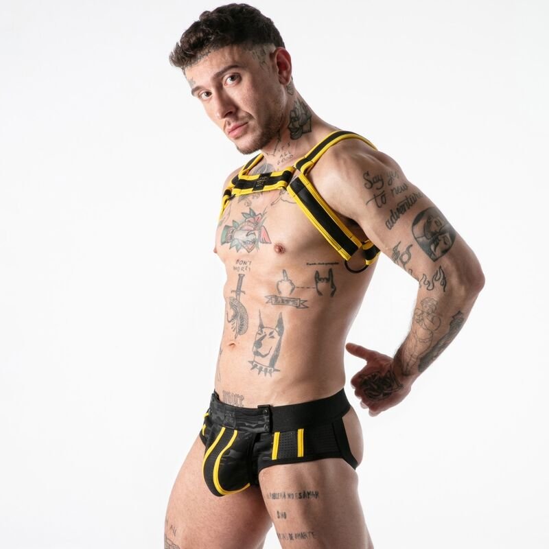 LOCKER GEAR - FULL MILITARY ACCESS HARNESS YELLOW S/M