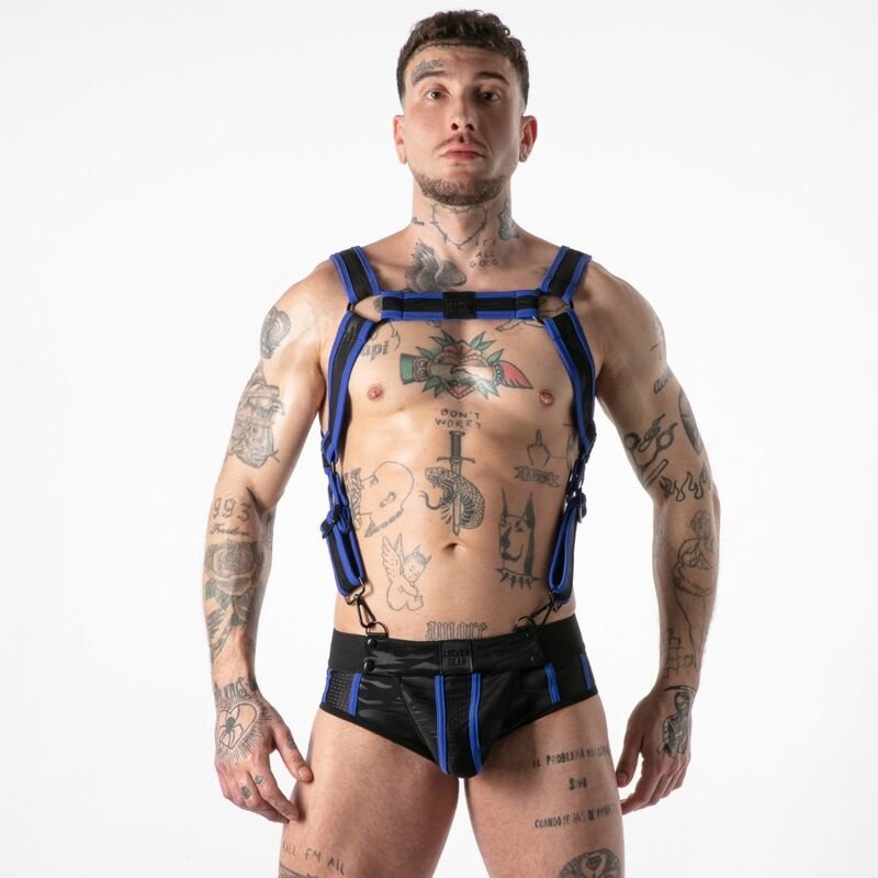 LOCKER GEAR - FULL MILITARY ACCESS HARNESS BLUE L/XL LOCKER GEAR