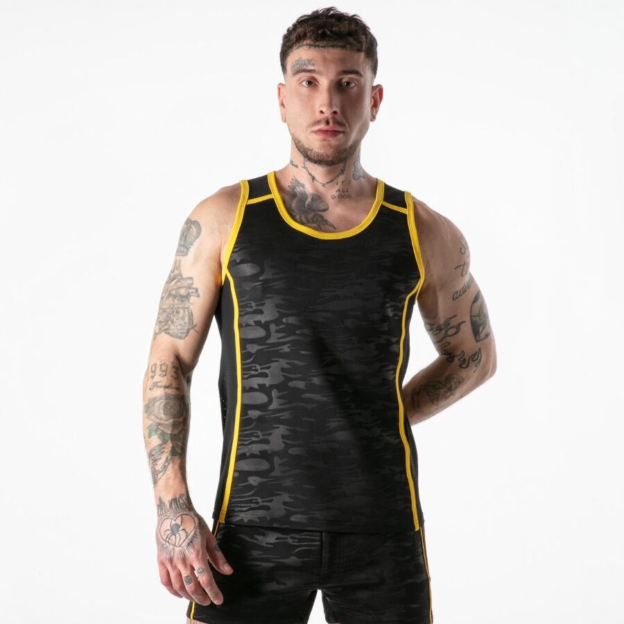 LOCKER GEAR - FULL MILITARY ACCESS TANKTOP YELLOW XL