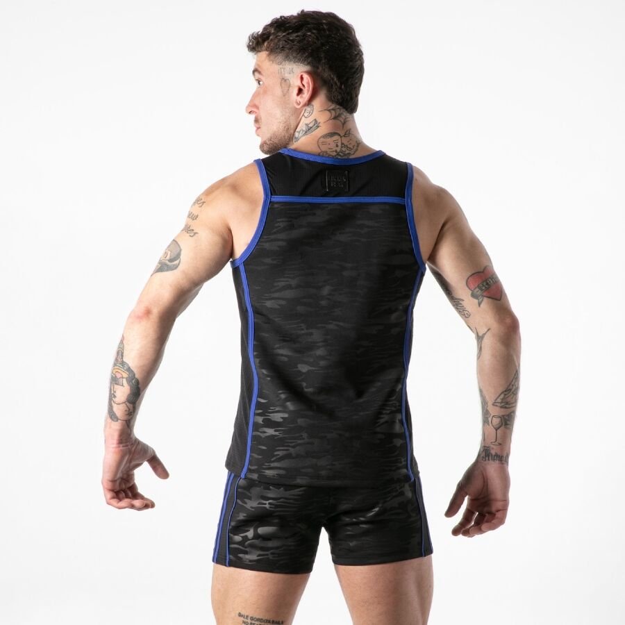 LOCKER GEAR - FULL MILITARY ACCESS TANKTOP BLUE M