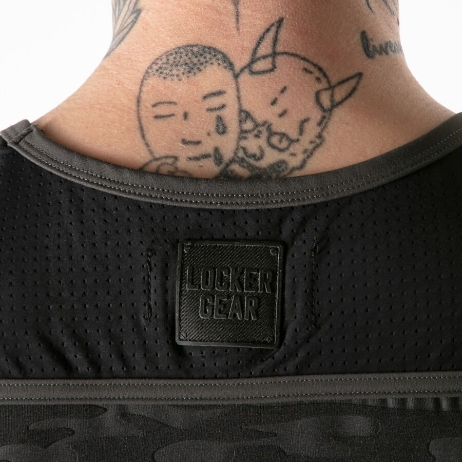 LOCKER GEAR - FULL MILITARY ACCESS TANKTOP BLACK  S