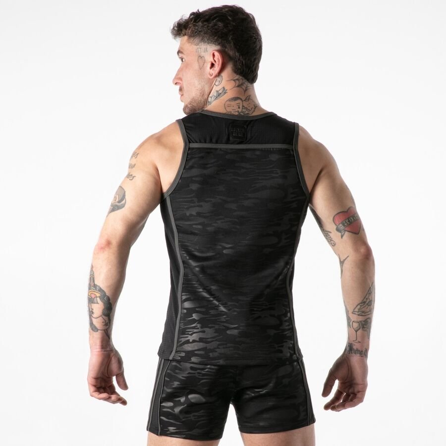 LOCKER GEAR - FULL MILITARY ACCESS TANKTOP BLACK L