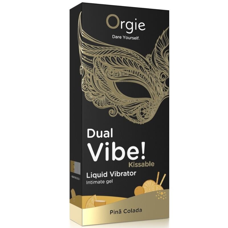ORGIE - DUAL VIBE! PIÑA COLADA KISSABLE LIQUID VIBRATOR 15 ML