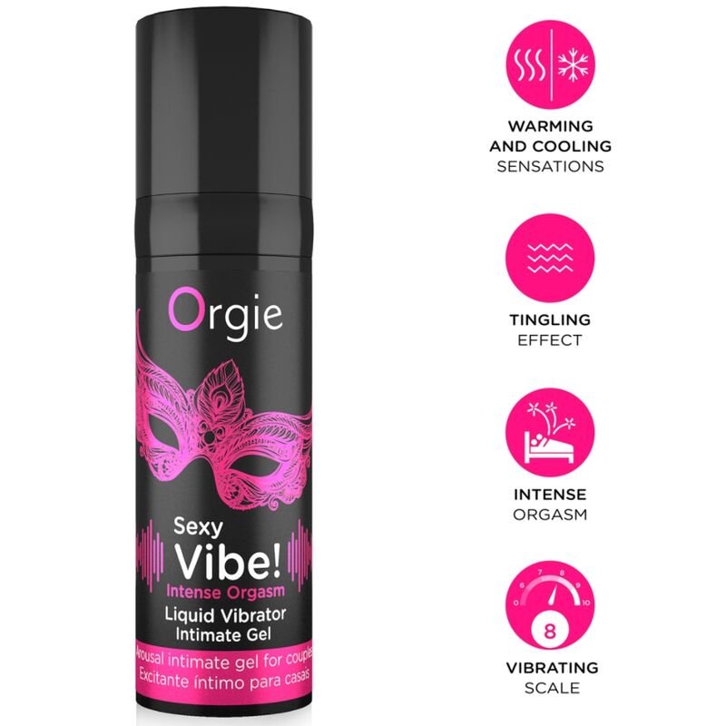 Comprar Orgie - Sexy Vibe! Intense Orgasm Multiple Sensations Intimate Gel 15 Ml