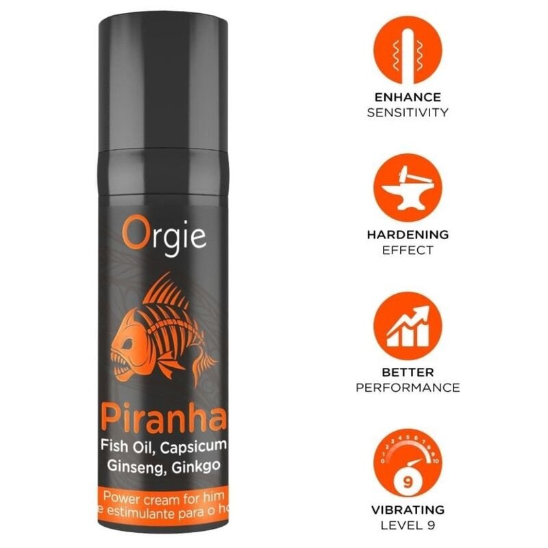 Comprar Orgie - Piranha Power Cream For Him 15 Ml