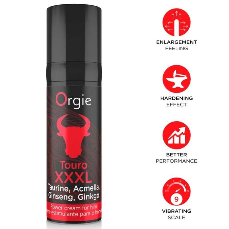 Comprar Orgie - Touro Xxxl Erection Enhancer And Enlarger Cream 15 Ml