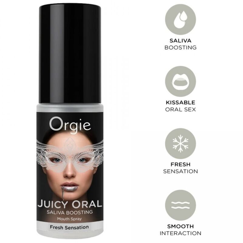 Comprar Orgie - Juicy Oral Saliva Boosting Mouth Spray Mint 15 Ml
