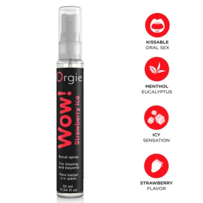 ORGIE - WOW! STRAWBERRY ICE BUCCAL SPRAY 10 ML ORGIE