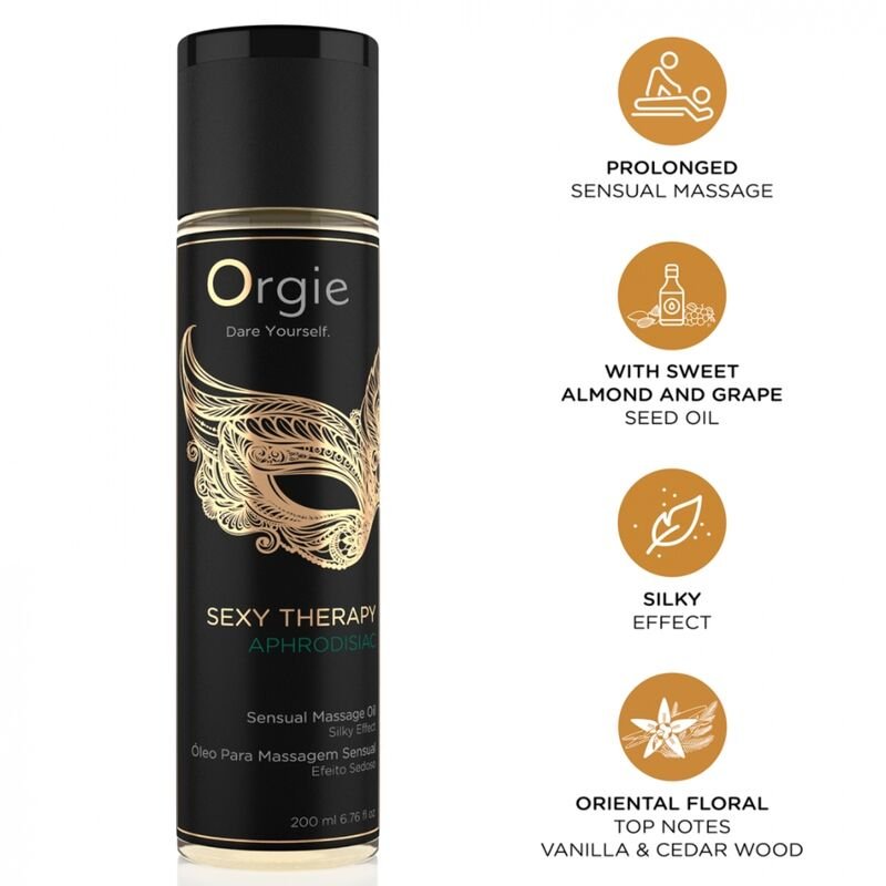 Comprar Orgie - Sexy Therapy Aphrodisiac Sensual Massage Oil 200 Ml
