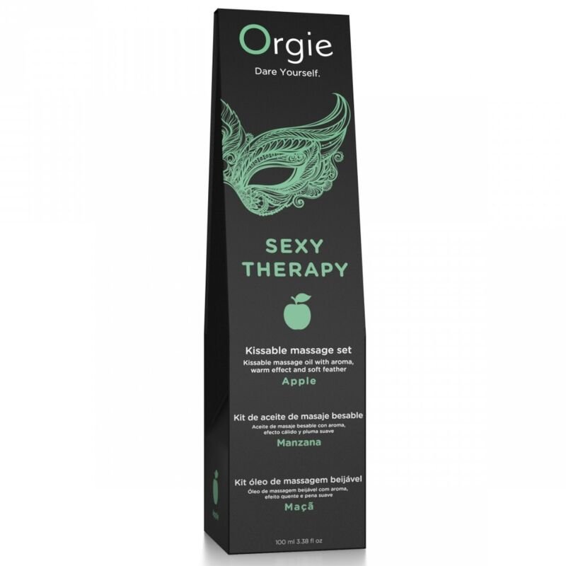 ORGIE - LIPS MASSAGE APPLE KISSABLE MASSAGE SET 100 ML