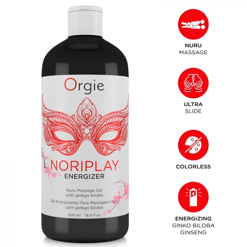 ORGIE - NORIPLAY ENERGIZER BODY TO BODY NURU MASSAGE GEL 500 ML ORGIE