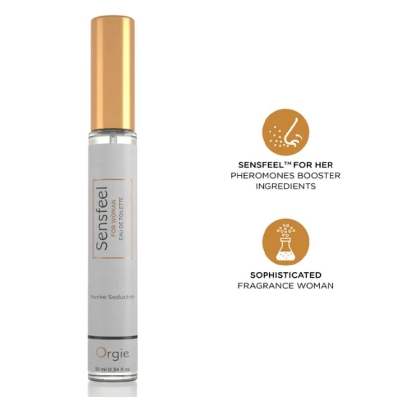 ORGIE - SENSFEEL EAU DE TOILETTE WITH PHEROMONE BOOSTER TRAVEL SIZE FOR WOMEN 10 ML ORGIE