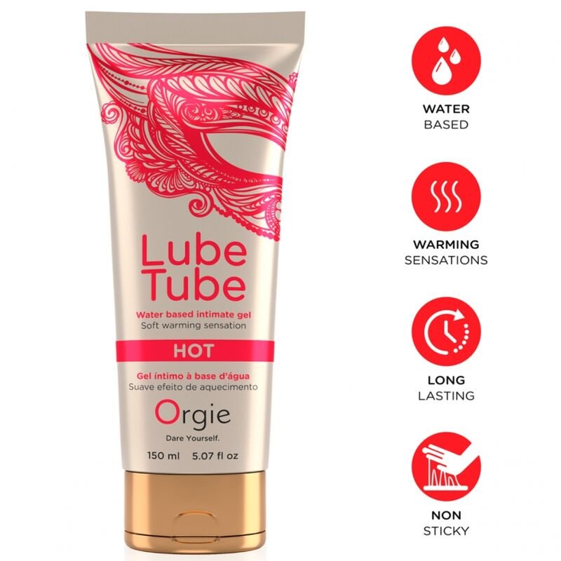 ORGIE - LUBE TUBE HOT WARMING WATER-BASED INTIMATE GEL 150 ML ORGIE