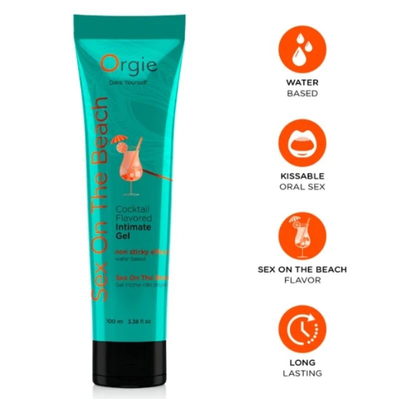 Comprar Orgie - Lube Tube Cocktail Sex On The Beach Kissable Water-based Intimate Gel 100 Ml