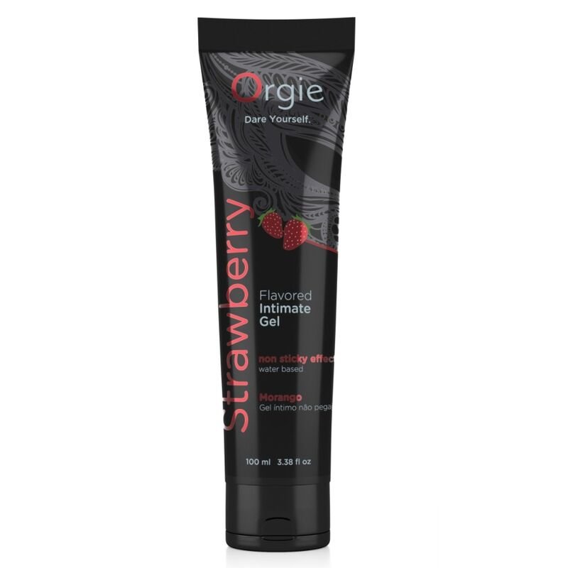 ORGIE - LUBE TUBE STRAWBERRY KISSABLE WATER-BASED INTIMATE GEL 100 ML