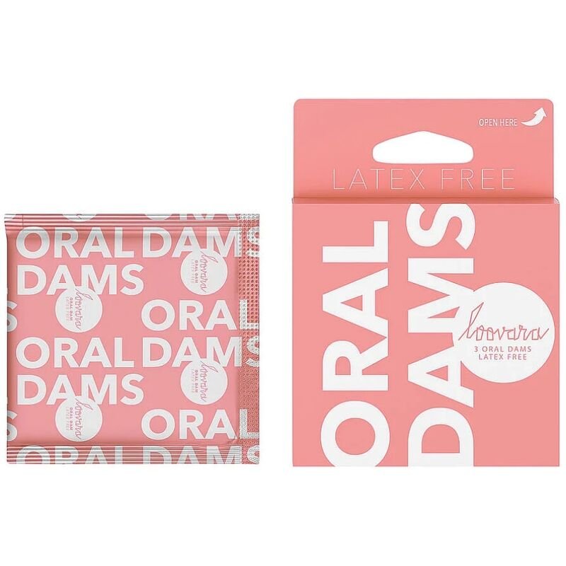 LOOVARA - ORAL DAMS LATEX-FREE ORAL BARRIERS 3 PCS