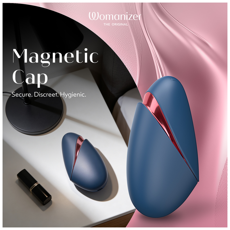 WOMANIZER - NEXT LIBERTY 3D PLEASURE AIR CLITORAL STIMULATOR BLUE/RED