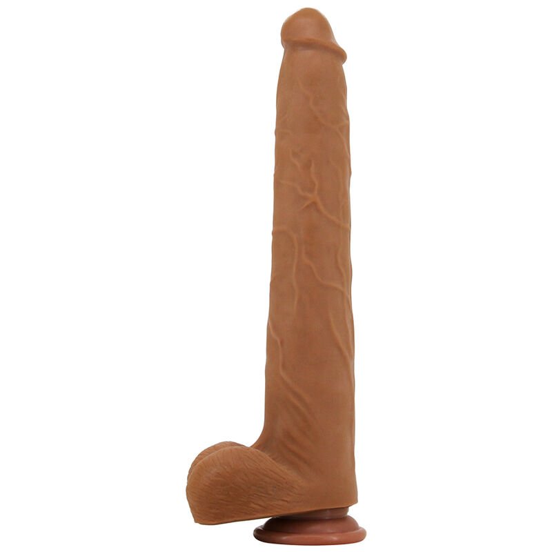 PRETTY LOVE - VIGGO REALISTIC SOFT-TOUCH SKIN-SLIDING DILDO 36,5 CM BROWN