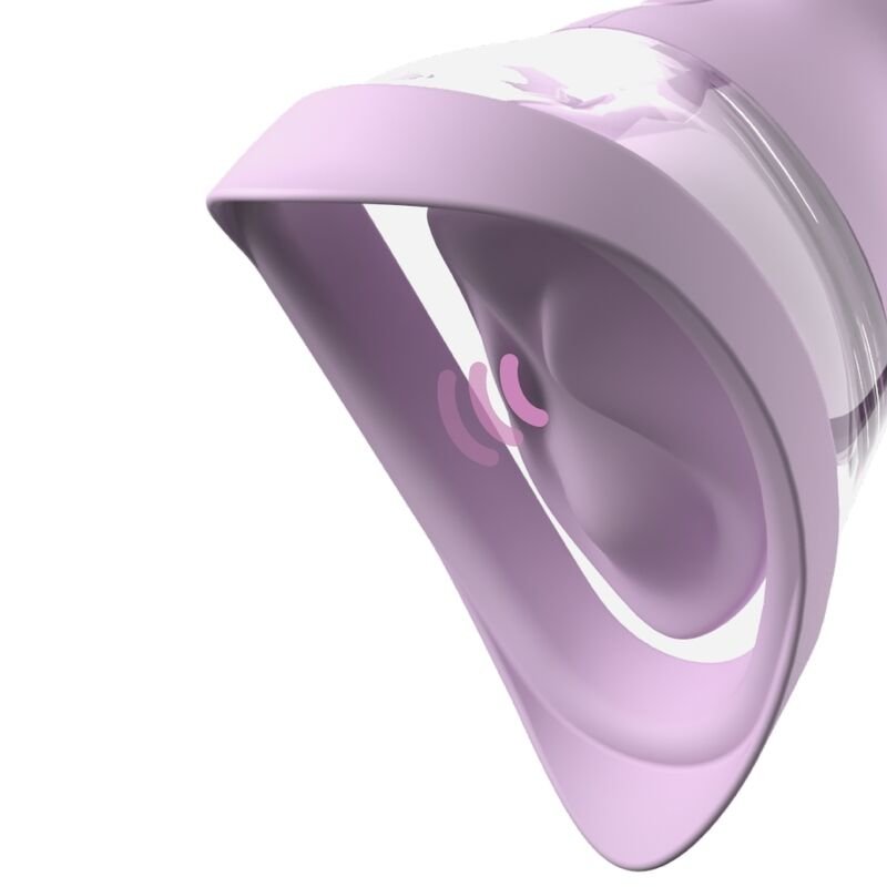 FANTASY FOR HER - VELOURA TOUCH PLEASURE PUMP INTIMATE PUMP WITH SUCTION AND VIBRATION PURPLE