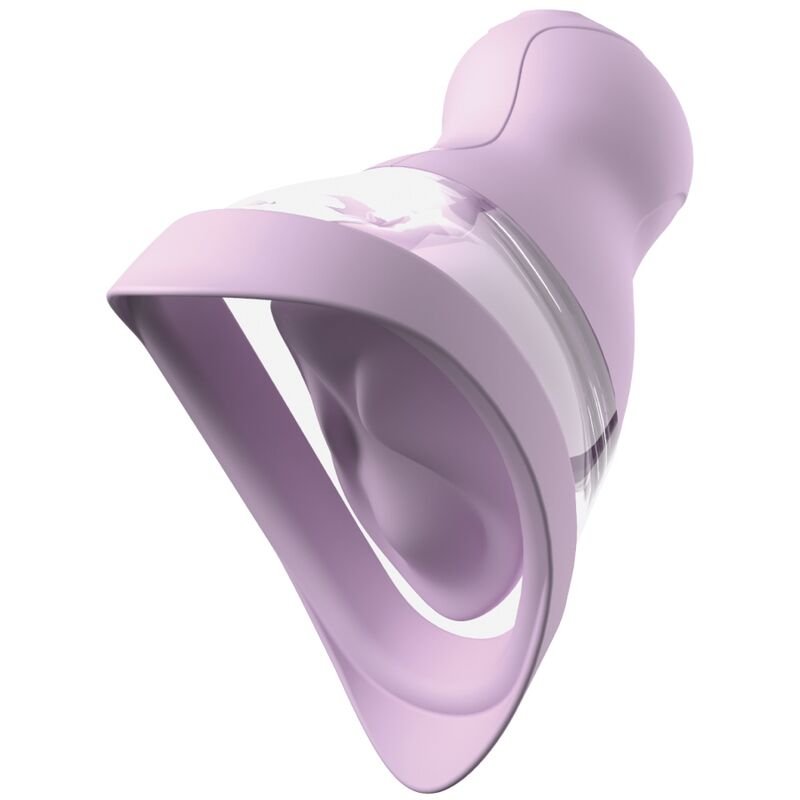 FANTASY FOR HER - VELOURA TOUCH PLEASURE PUMP INTIMATE PUMP WITH SUCTION AND VIBRATION PURPLE FANTASY FOR HER