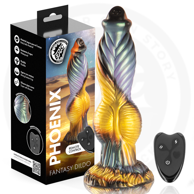 EPIC - PHOENIX DILDO THE RESURGENCE OF PLEASURE RECHARGEABLE REMOTE CONTROL EPIC