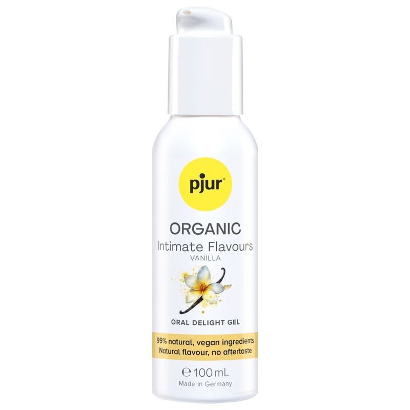 PJUR - ORGANIC INTIMATE FLAVOURS VANILLA ORAL DELIGHT GEL 100 ML