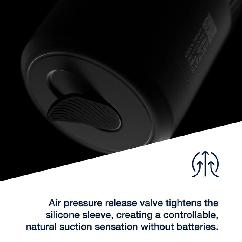 ARCWAVE - POW MANUAL STROKER WITH SUCTION CONTROL BLACK