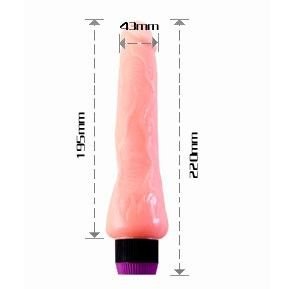 NMC TOYS - VIBRADOR REALISTICO 19,5CM