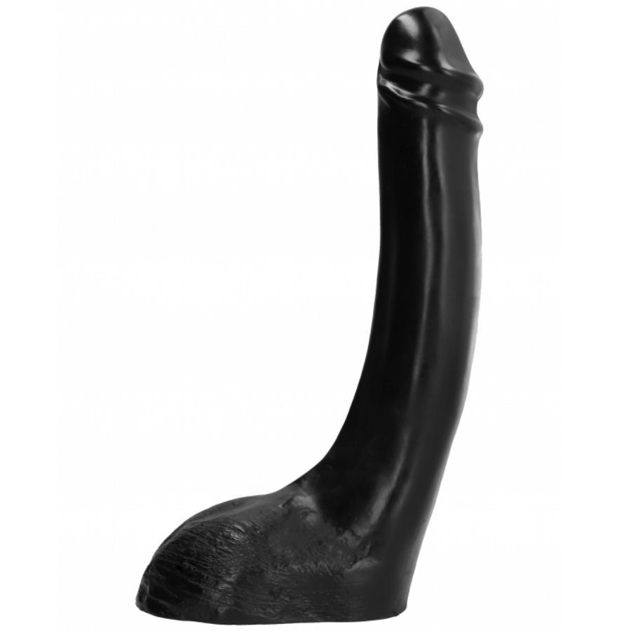 ALL BLACK DILDO NEGRO 26CM