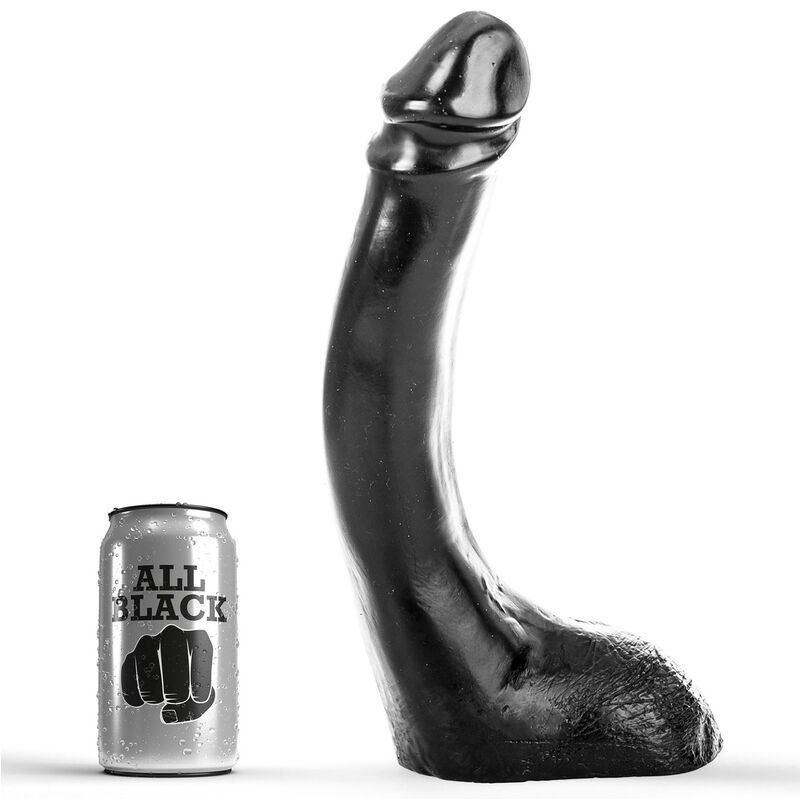 ALL BLACK DILDO NEGRO 26CM BELGO-PRISM (ALL BLA