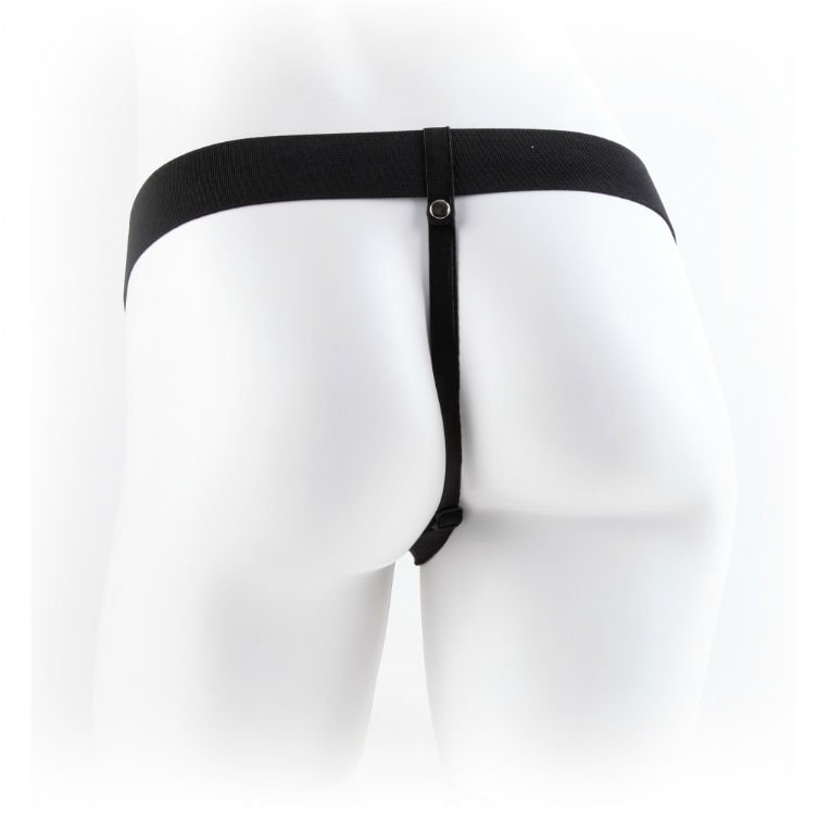 FETISH FANTASY SERIES - 9 ARNÉS CON TESTÍCULOS HUECO MAN 22.9 CM MARRÓN FETISH FANTASY SERIE