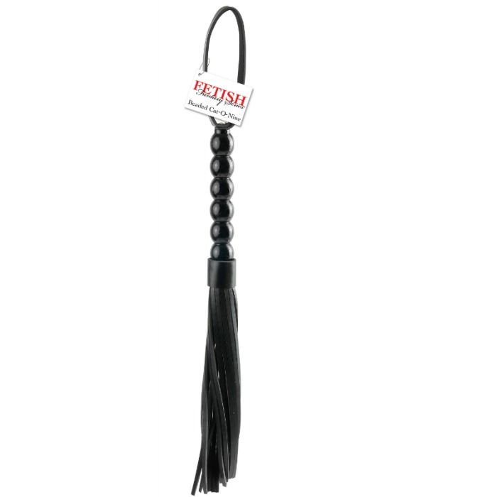 FETISH FANTASY SERIES - LATIGO MANGO ACANALADO CAT-O-NINE TAILS FETISH FANTASY SERIE
