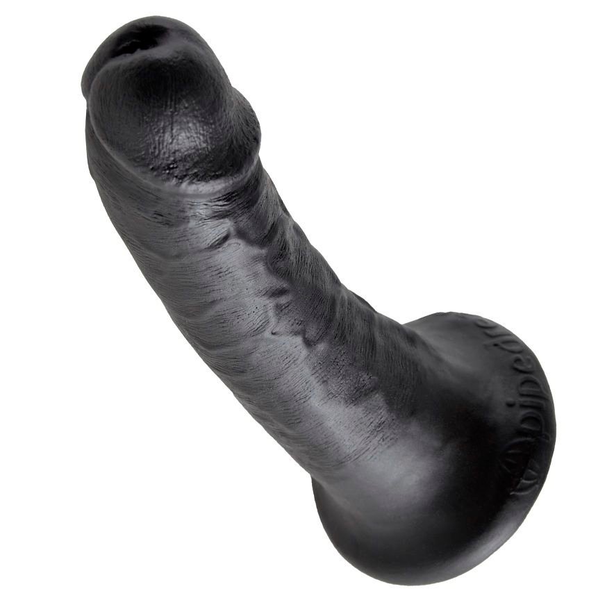 KING COCK 6  PENE NEGRO 15.2 CM